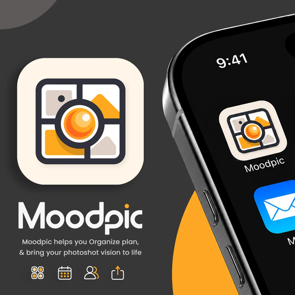 MoodPic app screenshot on phone